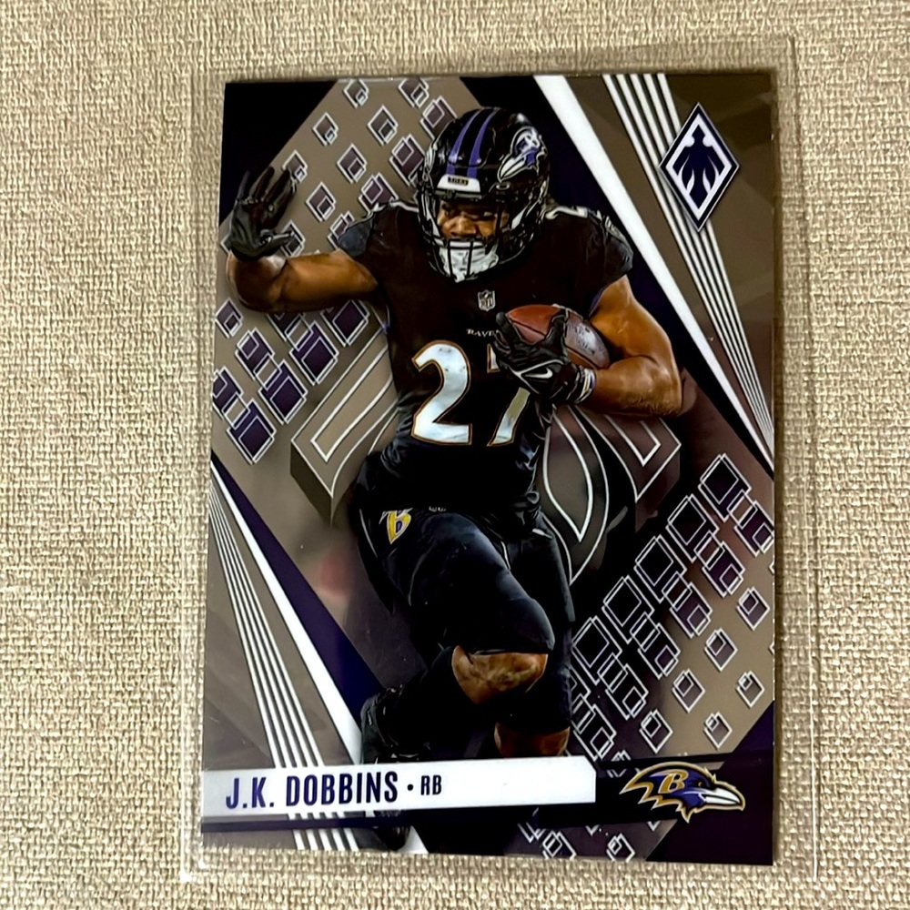 JK Dobbins 2023 Panini Phoenix #47 Baltimore Ravens Football Card